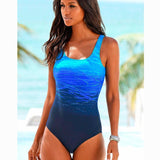 Vintage High Neck Swimwear