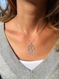 Infinity Cross Charm Necklace