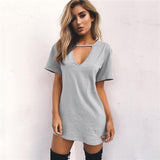 Summer Long V-Neck Tee