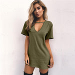 Summer Long V-Neck Tee