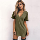 Summer Long V-Neck Tee