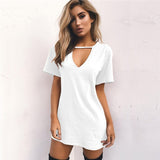 Summer Long V-Neck Tee