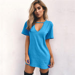 Summer Long V-Neck Tee