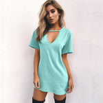 Summer Long V-Neck Tee