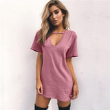 Summer Long V-Neck Tee