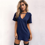 Summer Long V-Neck Tee