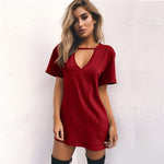 Summer Long V-Neck Tee