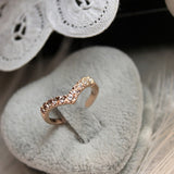 Crystal Heart Ring