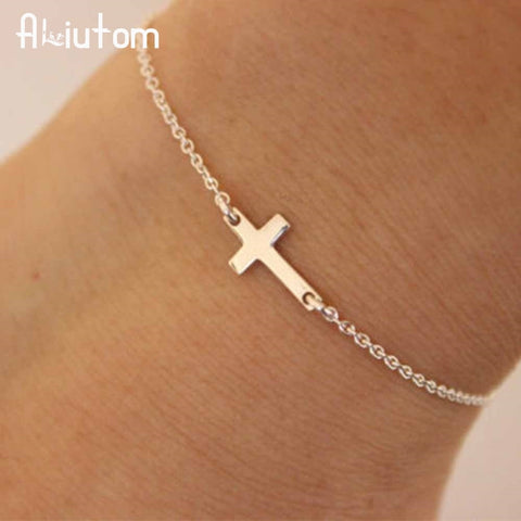 Charm Cross Bracelet